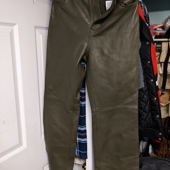 REAL LEATHER ZARA pants - Picture 4 of 15